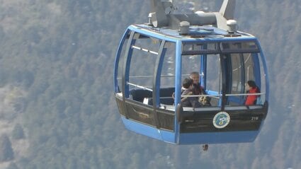 【オーダー用】乗り物⑨二種のゴンドラと山 ロープウェイ カッティングダイ オーダー用】乗り物⑨二種のゴンドラと山 ロープウェイ