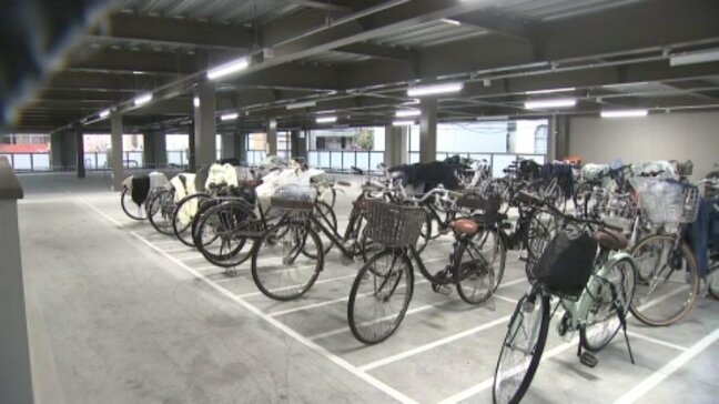 松山市駅周辺の放置自転車対策を強化 市役所第四別館前に423台収容の新駐輪場がオープン【愛媛】|TBS NEWS DIG