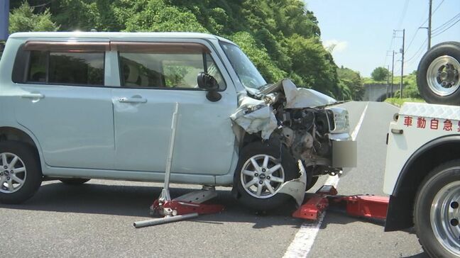 高齢男性運転の軽乗用車が右折待ちの車に追突→対向車線にはみ出し衝突　車3台絡む事故で1人意識不明の重体　県道263号　島根県松江市|TBS NEWS DIG