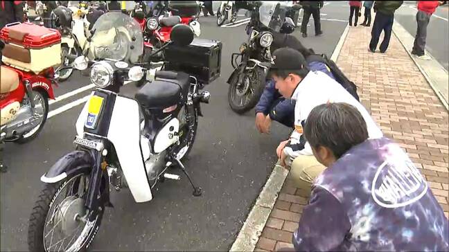 人気バイク「スーパーカブ」200台が勢ぞろい “カブ主”のバイクミーティング　宮城・栗原市|TBS NEWS DIG