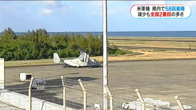 米軍機の民間空港着陸、去年は58回 鹿児島は全国2番目に多く|TBS NEWS DIG