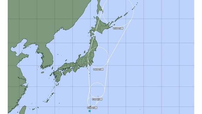 【台風情報】あすには台風5号発生へ　低気圧が日本の南から太平洋を北上し発達…今後の進路と勢力は　気象庁発表|TBS NEWS DIG