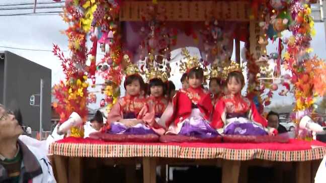 水郷を彩る「さげもん」　商店や旧家に並ぶ「3000体のひな人形」　福岡･筑後地方の各地でひな祭りイベント始まる|TBS NEWS DIG