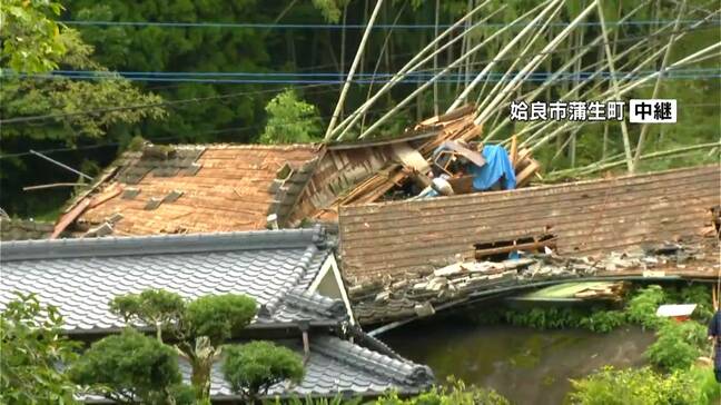 【中継】鹿児島県姶良市の住宅倒壊現場|TBS NEWS DIG