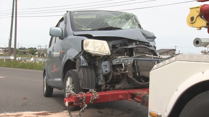 【詳報】国道280号バイパスで軽乗用車が防雪柵に…　80代の男女が骨折するなどの大けが　命に別条なし　青森県蓬田村　|　青森のニュース│ATV NEWS│青森テレビ