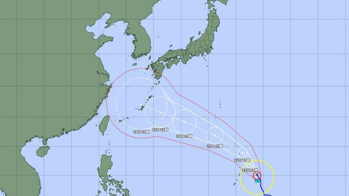【台風情報】台風18号(ソウデル)　26日ごろ沖縄本島へ接近か　週末にかけて最大瞬間風速70m/sまで発達見込み　今どこに？今後の進路予想は　あす以降の全国の天気を画像で【進路図で見る】　|　山形のニュース│TUYテレビユー山形