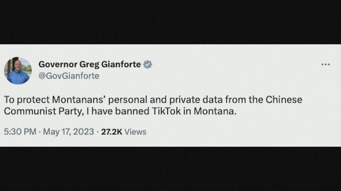 “全米初” TikTokの禁止法が成立　モンタナ州で　法廷闘争の可能性も |TBS NEWS DIG