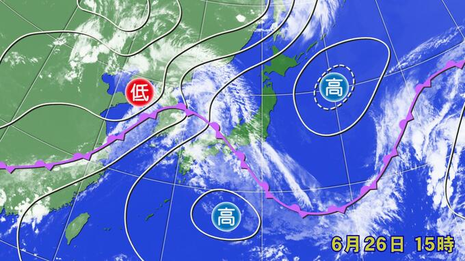 27日から大気の状態が不安定に…大雨注意　早期注意情報は “中”【長崎 26日 午後4時 現在】　|　長崎のニュース | 天気 | NBC長崎放送