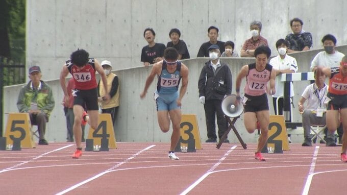 山梨県高校総体が開幕　3日間32競技で熱戦始まる　陸上男子100ｍでは大会記録更新　|　山梨のニュース | ＵＴＹテレビ山梨