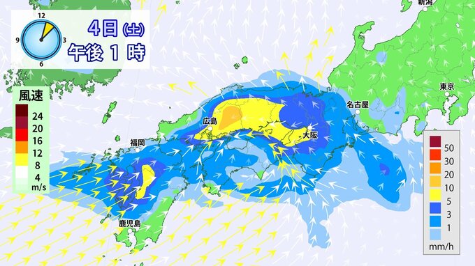 【再び警報級大雨か】４日～６日は西日本中心に警報級大雨の可能性　梅雨前線の活動活発化　梅雨末期の大雨に注意警戒必要　　※雨と風のシミュレーション|TBS NEWS DIG