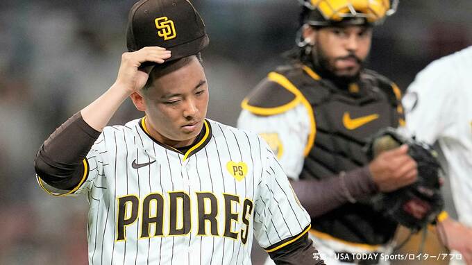 松井裕樹 メジャー初失点「うーん、気持ち的に引いてしまった」1つもアウトを取れず降板を整理できず|TBS NEWS DIG