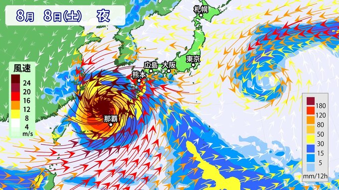 【台風情報】最強ランク「猛烈な」台風13号 最大瞬間風速80m/s　来週に沖縄直撃・九州影響か　熊本地震被災地への影響懸念　今後の進路は　気象庁「ドルフィン」　※31日午前10時更新　|　RCC NEWS | 広島ニュース | RCC中国放送
