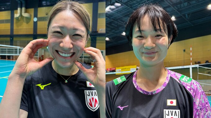 石川真佑「今シーズン始まるなという思い」初代表の馬場柚希は「テレビで見てた方々と」【バレー女子日本代表】|TBS NEWS DIG