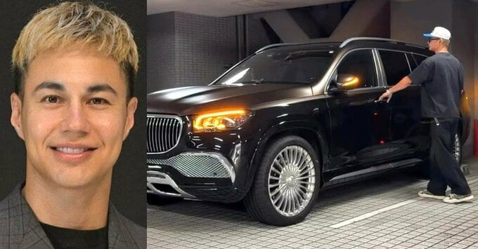 【 ユージ 】　2,400万円の超高級車　〝マイバッハ〟と２ショット　「めっちゃ良い車ですね　カッコいいです」　ファン反響|TBS NEWS DIG