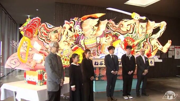 「感動しています」「すごくうれしかった」2026年の『全国小・中学生ねぶた下絵コンクール』で最優秀賞に輝いた作品を基にした「ねぶた」がお披露目　青森市のねぶたの家ワ・ラッセで1年間展示|TBS NEWS DIG