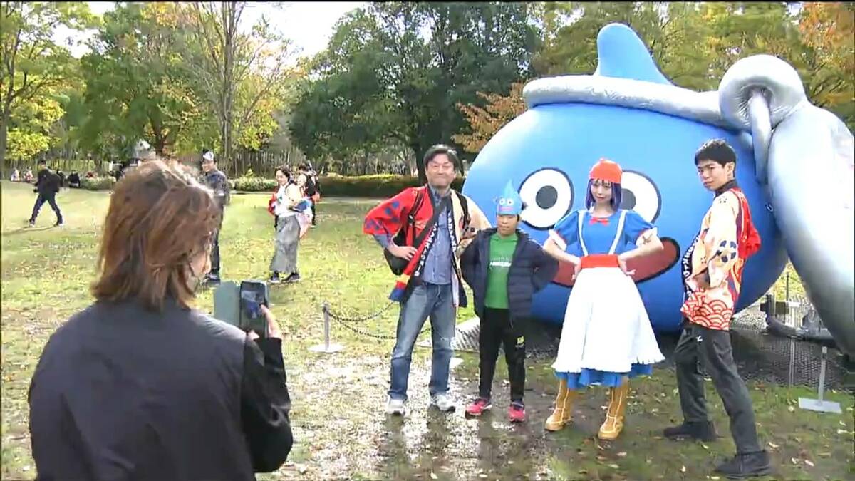 ドラゴンクエストウォーキング」仙台で開幕 会場には限定アイテムや