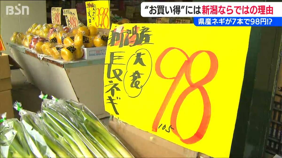 なんと！県産ネギが7本入って98円!!! “安さの秘密”に『新潟ならではの