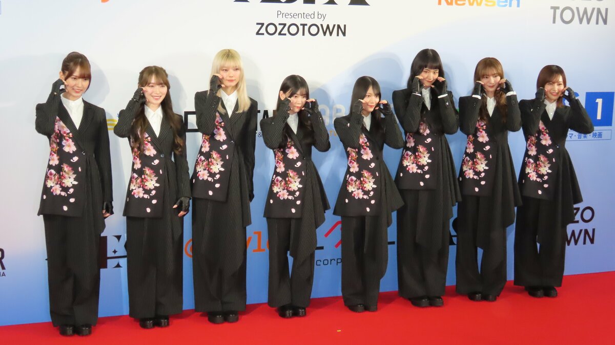 櫻坂46】ASEA2025レッドカーペットに登場 披露する楽曲は「楽しさ