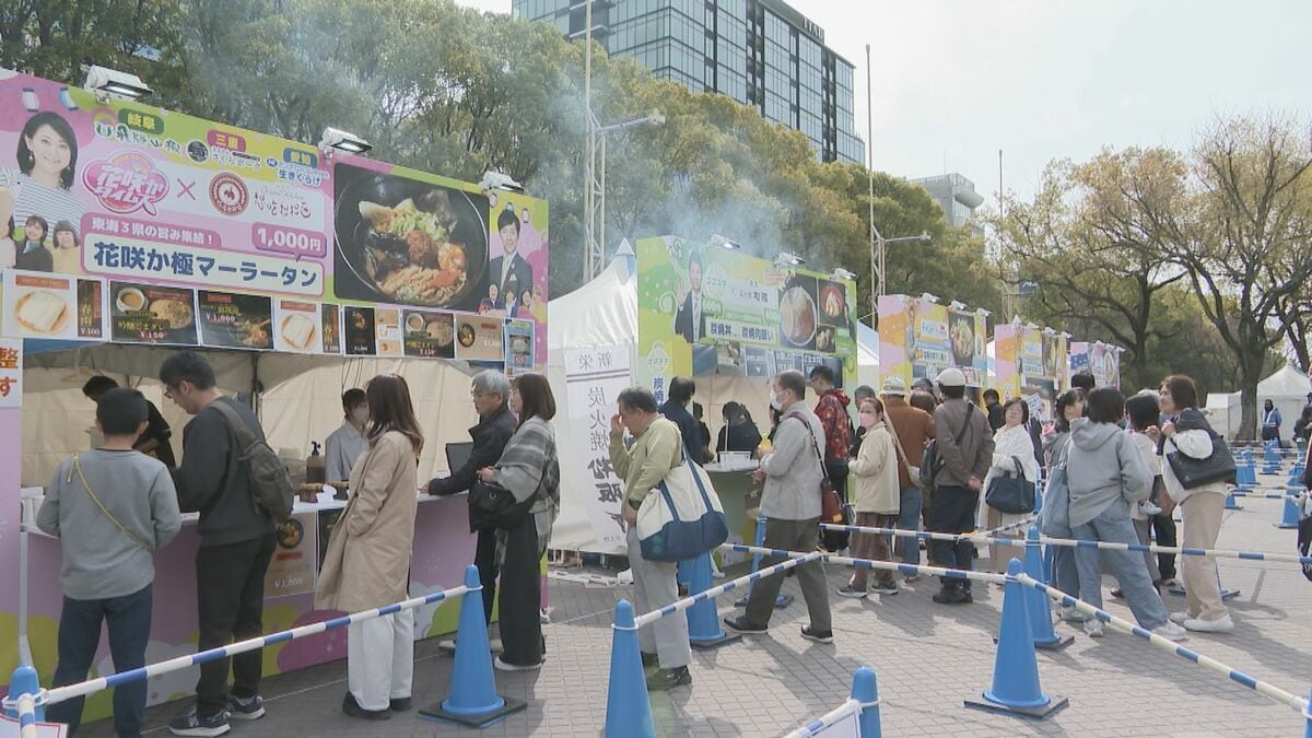 CBC5チャン春祭り 最終日も会場賑わう アジア大会の体験ブースや人気飲食店とのコラボグルメも