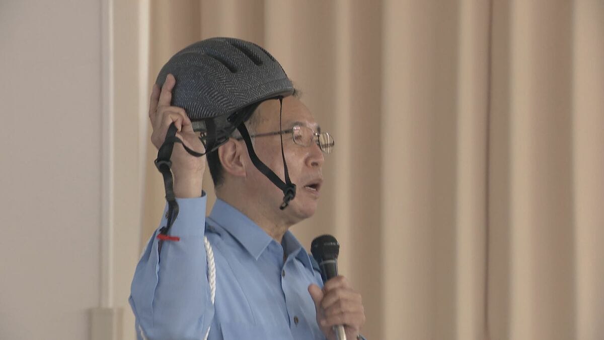 自転車利用時は“ヘルメット着用”を 愛知県警が講習会 県内の着用率は約15％