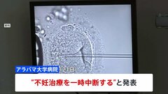米アラバマ州の病院が「体外受精」治療を停止　州最高裁「胚も子どもとみなす」と判断　他州にも影響か| TBS CROSS DIG with Bloomberg