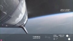 「スペースX」が宇宙船「スターシップ」8回目の無人飛行試験　打ち上げ約10分後に通信途絶え、上空でばらばらに| TBS CROSS DIG with Bloomberg