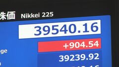 【速報】日経平均株価が一時900円以上値上がり　雇用統計うけた米株高・円安追い風| TBS CROSS DIG with Bloomberg