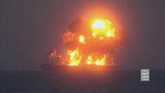 フーシ派、紅海で石油タンカーを攻撃したとする映像公開　積まれた原油は15万トンか| TBS CROSS DIG with Bloomberg