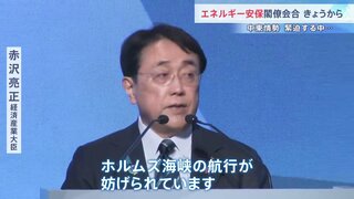 「インド太平洋エネルギー安全保障閣僚・ビジネスフォーラム」開催　中東情勢緊迫の中 　赤沢経産大臣「石油・LNG輸出の要　ホルムズ海峡の航行が妨げられている」| TBS CROSS DIG with Bloomberg