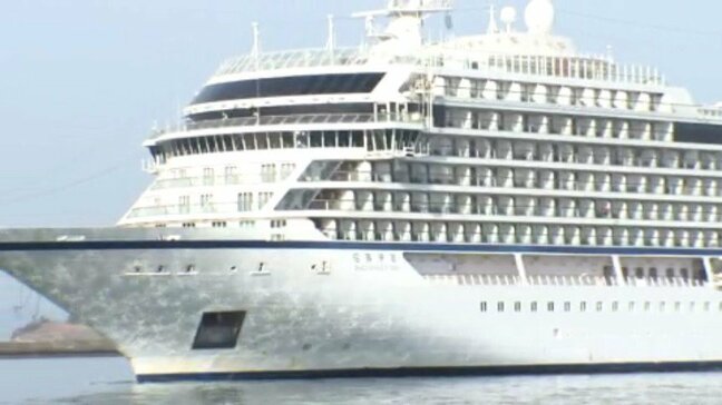 なぜ？クルーズ船の寄港が増加　中国の「バイキング・エデン」200人ほどの乗客のうち、半数は日本人　愛媛県・松山市|TBS NEWS DIG