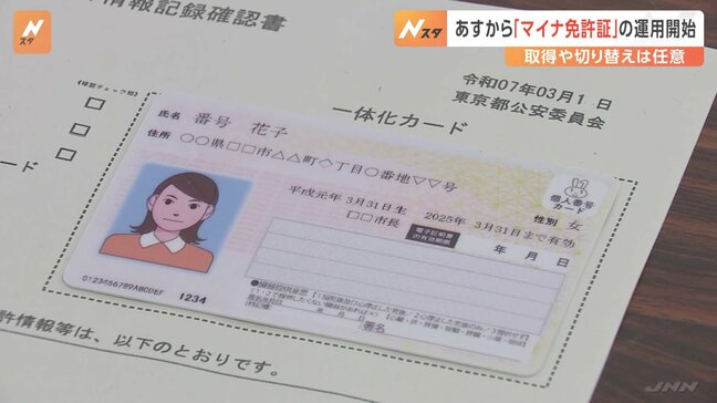 「マイナ免許証」24日から運用開始　メリットは手数料の割引・講習のオンライン化・住所等変更の簡素化 「マイナンバーカードの有効期限に注意して」警察庁|TBS NEWS DIG