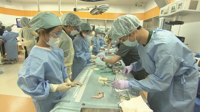 電気メスで模擬手術を体験 夏休みの子どもたちが医療の仕事見学 福島|TBS NEWS DIG