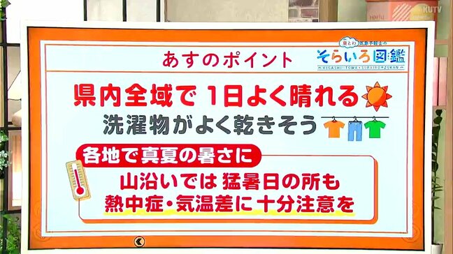 高知の天気 6日はよく晴れて真夏の暑さに 東杜和気象予報士が解説|TBS NEWS DIG