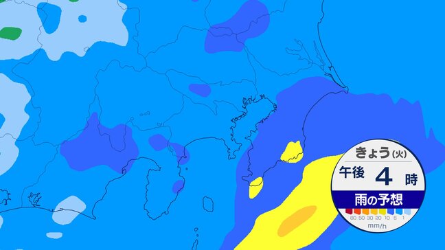 【東京など首都圏】雨はいつまで？低気圧通過で関東地方は夜遅くまで降る見込み　帰宅時間も傘を忘れずに！【今後の雨予想シミュレーション】東京・神奈川・埼玉・千葉・群馬・栃木・茨城の天気|TBS NEWS DIG