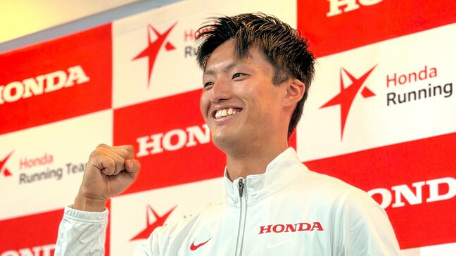 「目標は9秒82」東京世界陸上代表の栁田大輝がHondaに入社　昨年7月に結婚したことも公表|TBS NEWS DIG