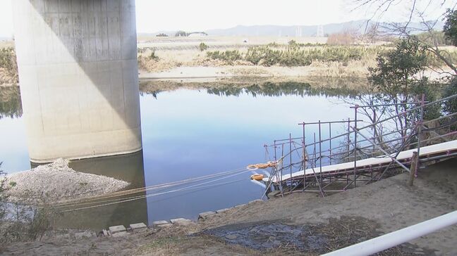 3月中旬にもダム枯渇おそれ… 1995年以来の緊急取水 宇連ダムの貯水率2.6% 大島ダムも20.1%に “川から水を取り貯水率を維持” 愛知 豊川用水|TBS NEWS DIG