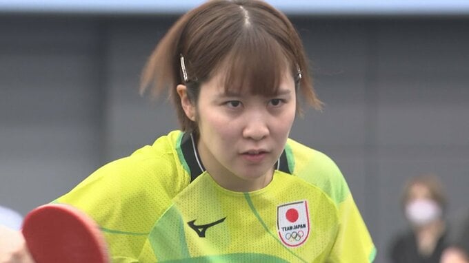 「メダルを持って帰りたい」卓球オリンピック日本代表の平野美宇選手（山梨県出身）　決意を語る　　|　山梨のニュース | ＵＴＹテレビ山梨