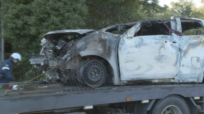 車両が転覆・炎上　車内から遺体見つかる　山口・長門|TBS NEWS DIG