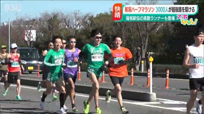 “よこたっきゅう”に“山の妖精”も　箱根駅伝で活躍した新潟出身選手が激走　新潟ハーフマラソン|TBS NEWS DIG