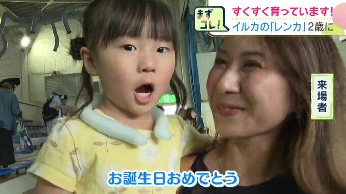 「誕生日おめでとう」と話す子ども