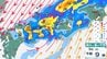 【大雨情報】近畿地方　9日夕方にかけて局地的に雷を伴った非常に激しい雨が降るところも　線状降水帯が発生する可能性【雨と風のシミュレーション】　|　富山のニュース｜天気・防災｜チューリップテレビ