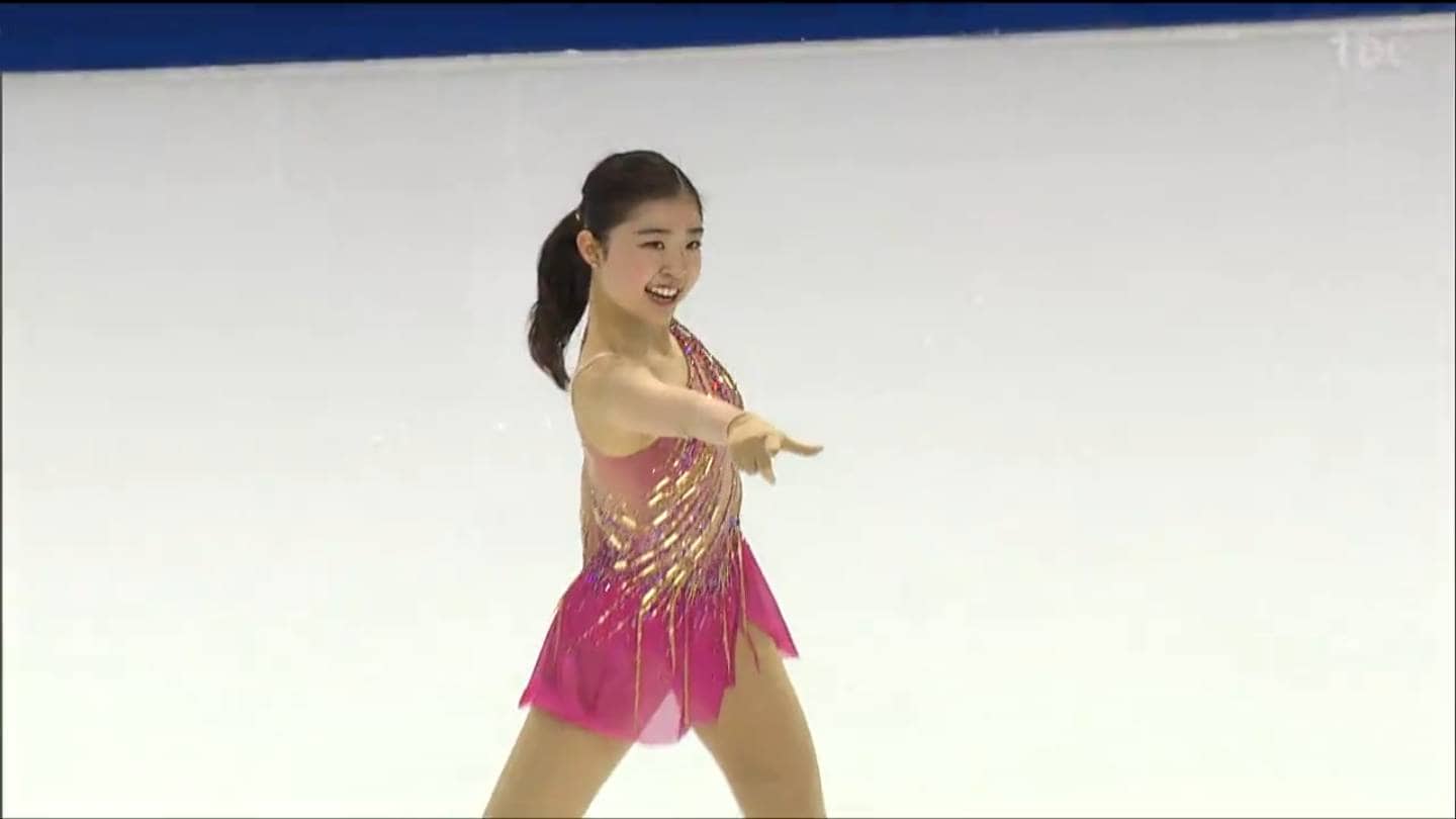 元気をもらいました」フィギュアスケート千葉百音選手が地元仙台で演技