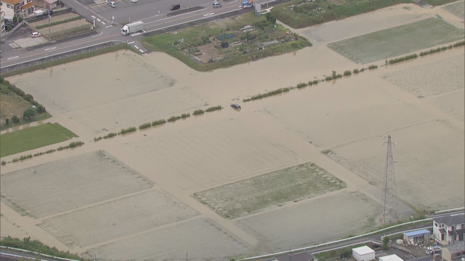 道と川の区別がつかない状態に… 台風15号が通過した東海地方 広い範囲