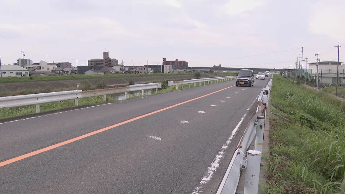 堤防道路で30代くらいの男性が大けが ひき逃げ事件として捜査 名古屋・西区