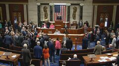 米議会下院　45日間の「つなぎ予算案」可決　政府閉鎖めぐり瀬戸際の調整続く| TBS CROSS DIG with Bloomberg