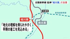北陸新幹線の大阪延伸 小浜・京都ルートのうち「桂川案」採用で合意　自民・維新の実務者| TBS CROSS DIG with Bloomberg