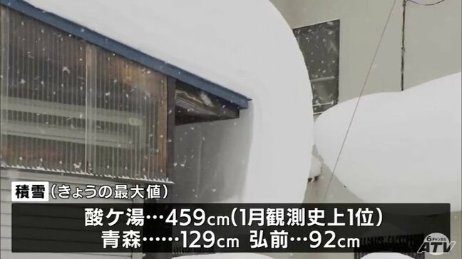 今季最長寒波で予想降雪量は平地50cm 津軽で警報級大雪か|TBS NEWS DIG