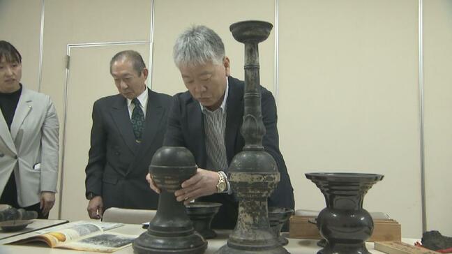 「戦争を考えるきっかけに…」富山大空襲の戦火を生き抜いたセメント製仏具 長岡戦災資料館に貸し出し 富山|TBS NEWS DIG