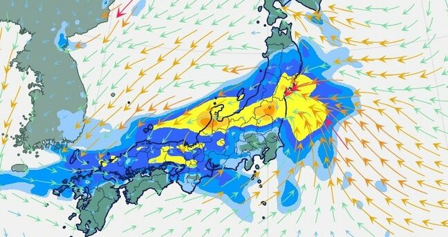 【大雨情報】北陸地方では大気の状態が不安定に 多い所で1時間に40ミリの“バケツをひっくり返したような”激しい雨が降り大雨となる所も…【雨と風のシミュレーション】|TBS NEWS DIG