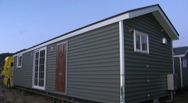 能登半島地震の被災地にトレーラーハウス輸送…仮設住宅として活用、被災者が待つ志賀町へ信州から10台…キッチン、洗面台、風呂も完備、水道設備整え2月下旬入居へ|TBS NEWS DIG